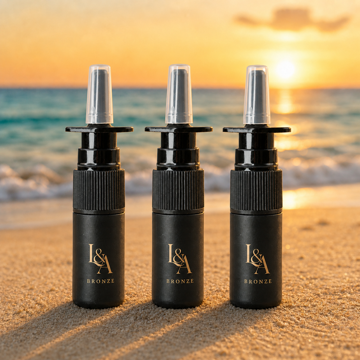 L&A Bronze spray — 3 bottles