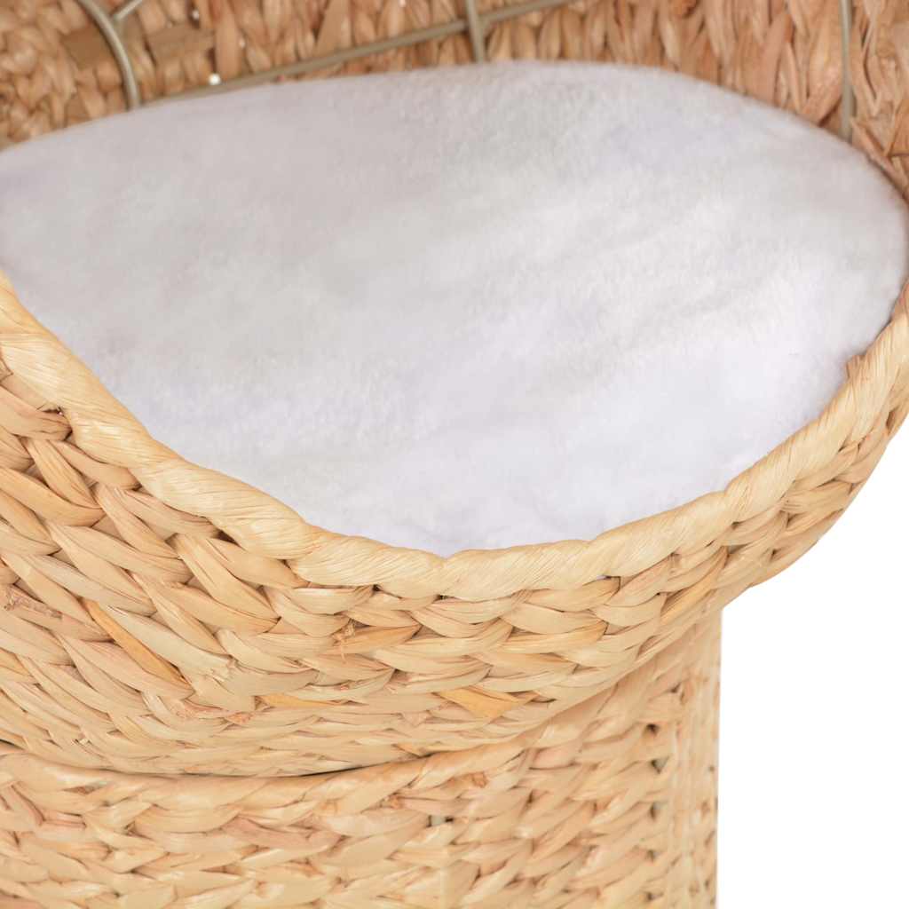 vidaXL Natural Seagrass Cat Basket