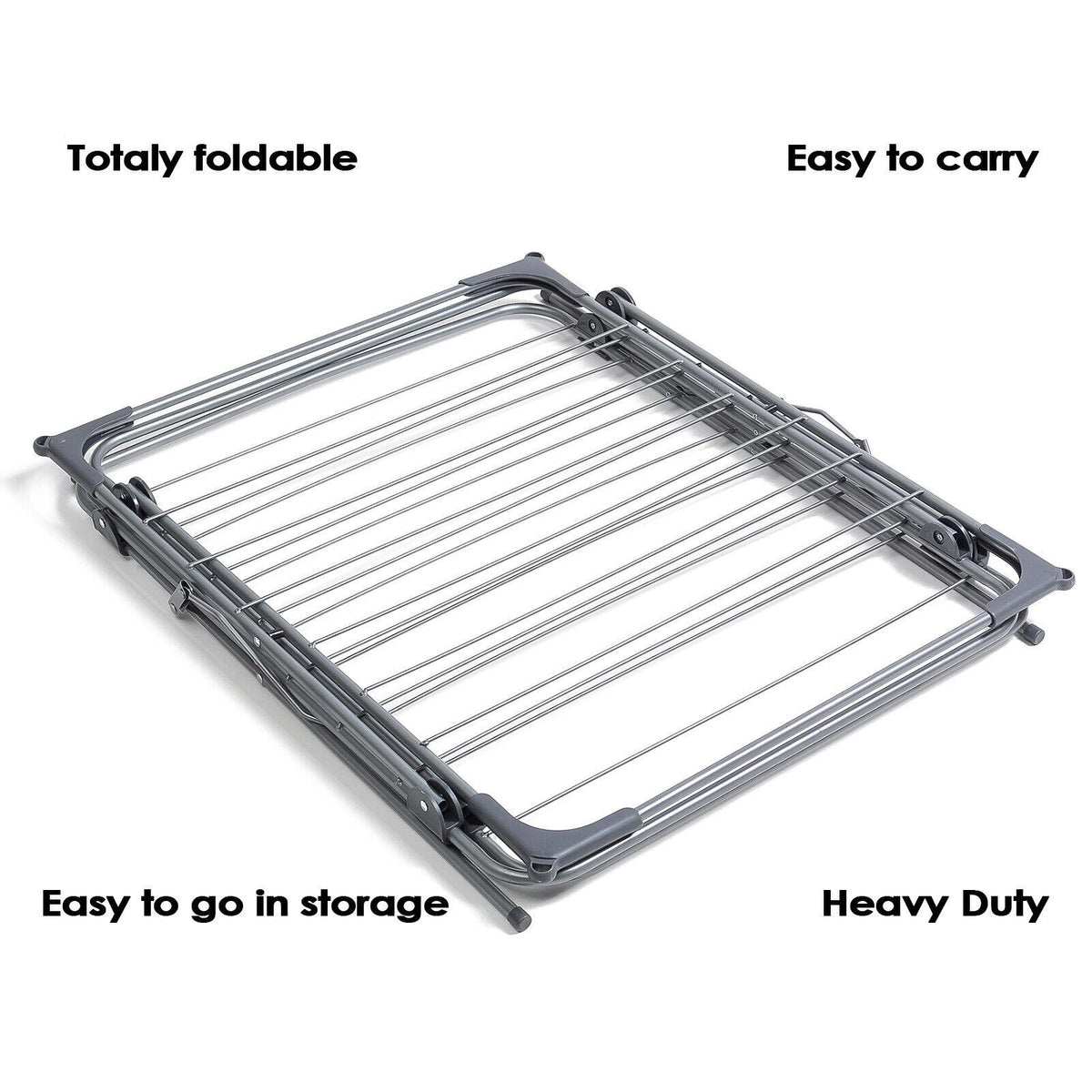 3-Tier Folding Clothes Drying Airer – 15kg Capacity