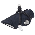 vidaXL Navy Water-Resistant Dog Coat – Size L40